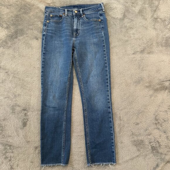 Gap Vintage Slim Straight High Rise Jeans Women's size 27/4 Regular - Picture 1 of 10